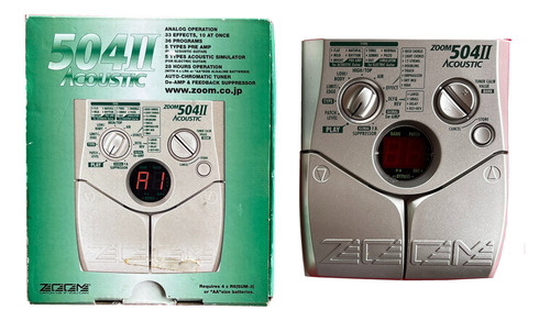 Zoom 504-procesador De Efectos Para Guitarra - Sin Cables