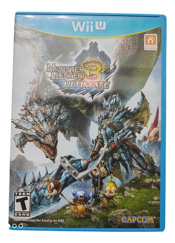 Wiiu Monster Hunter 3 Ultimate Mídia Física Original Usa #sa