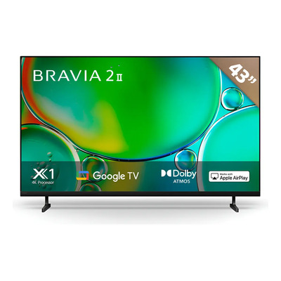 Pantalla Tv Sony Bravia 2 Dolby Atmos 4k Hdr K-43s20m2 | Meses sin interés