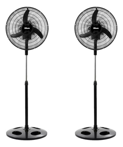 Combo X2 Ventilador De Pie Liliana Vprn18 18 - Con Repeler