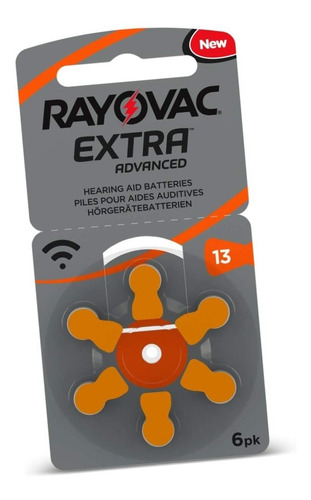 Pilas Audífono Rayovac Extra Advanced Blister 6 Pilas