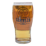 Vaso Pinta Vidrio Cerveza Fernet Decorado Cerveceria 500cc