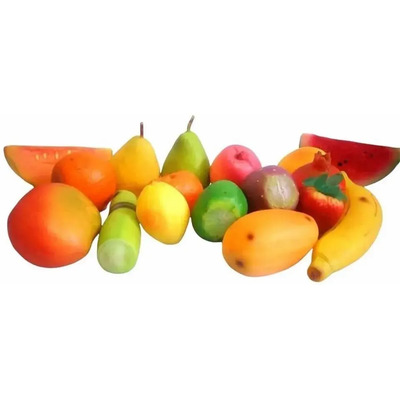 Frutas Y Verduras De Plástico Kit De 40 Miniaturas Réplica