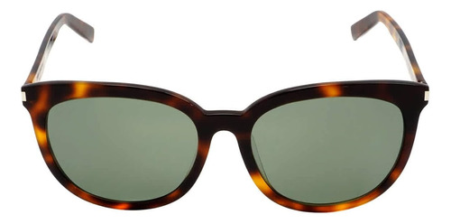 Saint Laurent Gafas De Sol Unisex Cuadradas Verdes Sl 284 F 