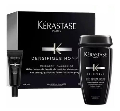 Set Kérastase Densifique Homme Ampollas 30 X 6ml + Shampoo