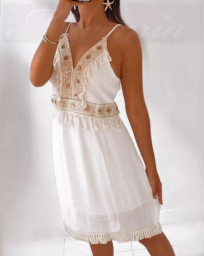 Vestido Importado Romantic Boho - Mia Mia Mujer (f)