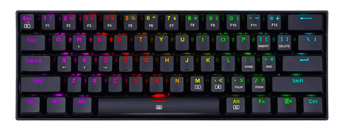 Teclado Mecanico Redragon Dragonborn K630 Rgb Compacto 60%