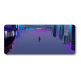 Mousepad Xxl 80x30cm Cod.155 Arte Paisaje Neon Violeta 