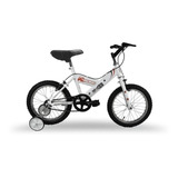 Bicicleta Monk Starbike Rodada 16 De Niño 1 Velocidad C/rda Color Blanco