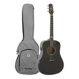 Violao Strinberg Sd301hcr Galaxy Tos Folk Fosco Efeitos  Bag