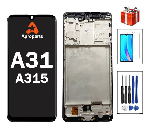 Pantalla Táctil Lcd Con Marco Para Samsung A31 A315