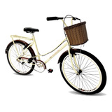 Bicicleta Aro 26 Tipo Ceci Retrô Com Cestinha Bagageiro Mary