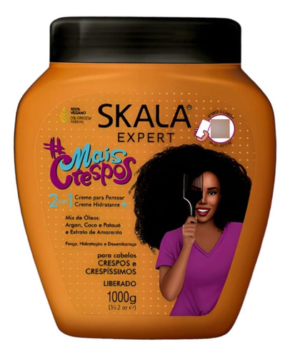 Crema Skala Mais Crespos X 1kg. 2 En 1 