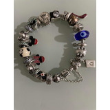 Pulseira Pandora Com 21 Berloques