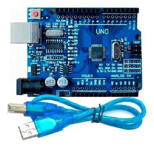 Placa Uno Robotica Compatible Con Arduino Atmega328 Ch340g 