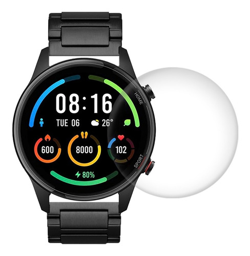 2 Micas Cristal Templado Premium Para Xiaomi Mi Watch Color