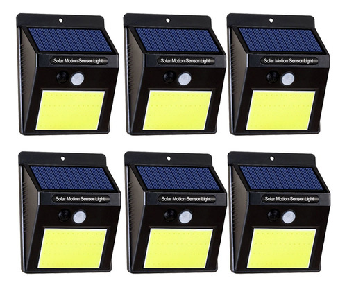 Lampara Solar Exterio Aire Libre Impermeable Jardín Luz 6pcs