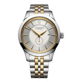 Victorinox Reloj Alliance Large 44, Color Oro Color De La Correa Acero Color Del Bisel Plateado Color Del Fondo Plateado
