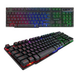 Teclado H'maston Ak-600 Game Com Led Retroiluminado Rgb 