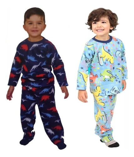 Conjunto Pijama Soft Masculino 10 12 14 Infantil Flanelado