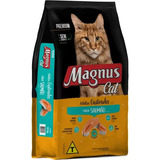 Magnus Cat Premium Gatos Adultos Castrados Salmão 10,1kg