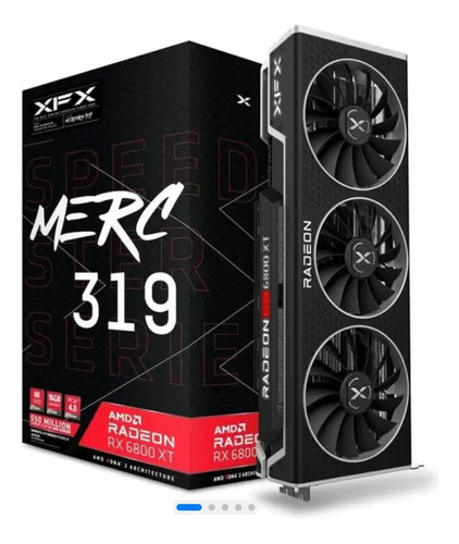 Placa De Vídeo Gamer Xfx Amd Rx 6800xt 16gb