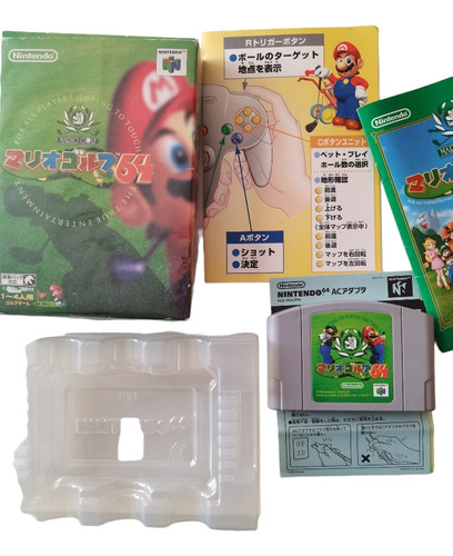 Mario Golf Juego Japonés Completo Para Tu N64 Nintendo 64