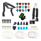 Kit De 58 Accesorios Para Guitarra Acústica Clásica.