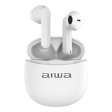 Audífonos Aiwa In-ear Bluetooth 5.0 Aw-twsd5w Color Blanco