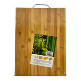 Tabla Bambú Para Cortar Picar Carne Verduras Asado 24x34cm 