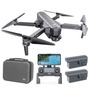 Drone Sjrc F11s 4k Pro Con Cámara 4k Dark Gray 5ghz 2 Baterías