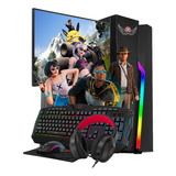 Pc Gamer Intel I7 Com 16gb Ssd Monitor Hd Kit Game Vga 1gb