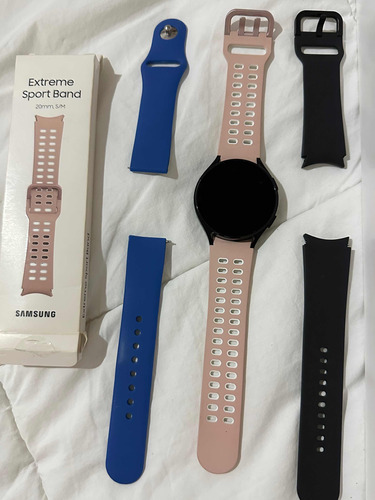 Galaxy Watch 4 Samsung, Tam 44mm, Smartwatch Com 3 Pulseiras