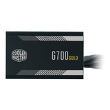 Fuente Cooler Master 700w G700 80+ Gold S/cable