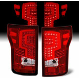 Par De Calaveras Led Ford Lobo - F150 2018 2019 2020 Rojo