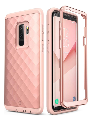 Funda Clayco P/ Samsung Galaxy S9+ Plus Serie Hera Oro Rosa