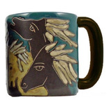 Mara Stoneware Collection Taza De Cerámica De 16 Onzas De Ca