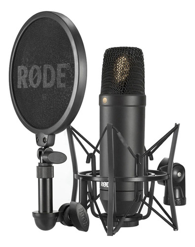 Microfone Condensador Rode Nt1-kit Estudio Podcast Preto
