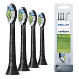 Philips Sonicare Brush Heads White W2 4pk Optimal Clean Bk