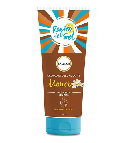 Crema Autobronceante Monoi Bronce Rayito De Sol 190gr