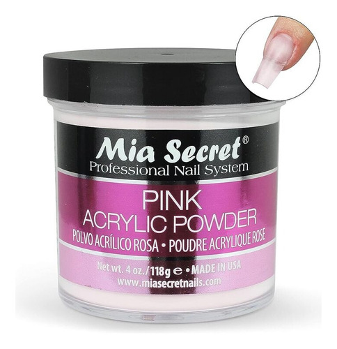 Mia Secret Acrilico Pink 118 Grs 