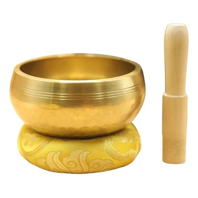Cuenco Tibetano Budista De Metal De 8 Cm
