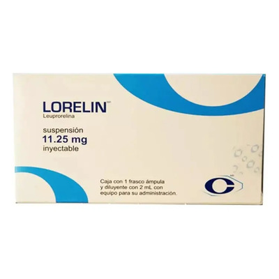 LORELIN SUSPENSIÓN 11,25 mg, 1 FRASCO ÁMPULA + 1 AMPOLLETA DILUYENTE 2 ML - Laboratorios cryopharma, s.a. de c.v. | Meses sin interés