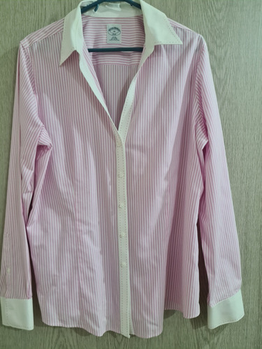 Camisa Mujer Brooks Brothers Talla Xl 01 Rosa No Lacoste 