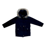 Campera Parka Kids Forrada En Corderito Suave