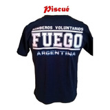 Remera Estampada Para Bomberos!!!! Modelo 44 Piscué