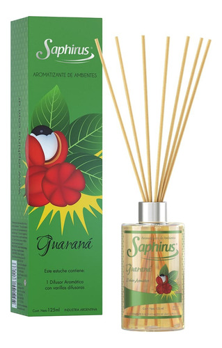 Aromatizante Difusor Saphirus 125ml C/varillas