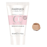 Base De Maquillaje En Crema Farmasi Cuidado De La Piel Cc Cream Cc Cream Color Control Perfecting Balm Tono Media A Oscura 04 - 50ml 1.7oz