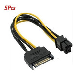 5x Cable Sata A Pci-e De 8 Pines Para Tarjeta De Video Mejor