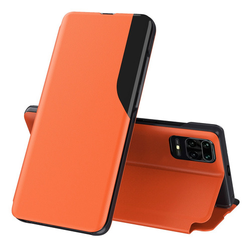 Funda Xiaomi Redmi Note 9 Cuero Tapa Magnetica+mica 9d